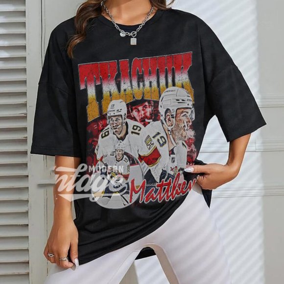 Tops - Matthew Tkachuk Shirt, Ice Hockey shirt, Classic 90s Graphic Tee, Unisex, Vintag